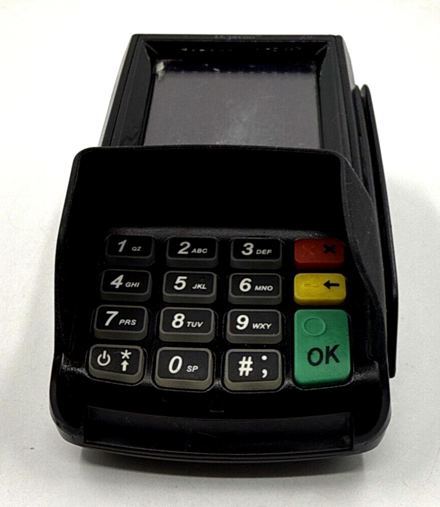 Dejavoo Z9 3.5″ VEGA3000 LCD POS Credit Card Terminal No Power Cord / Tested