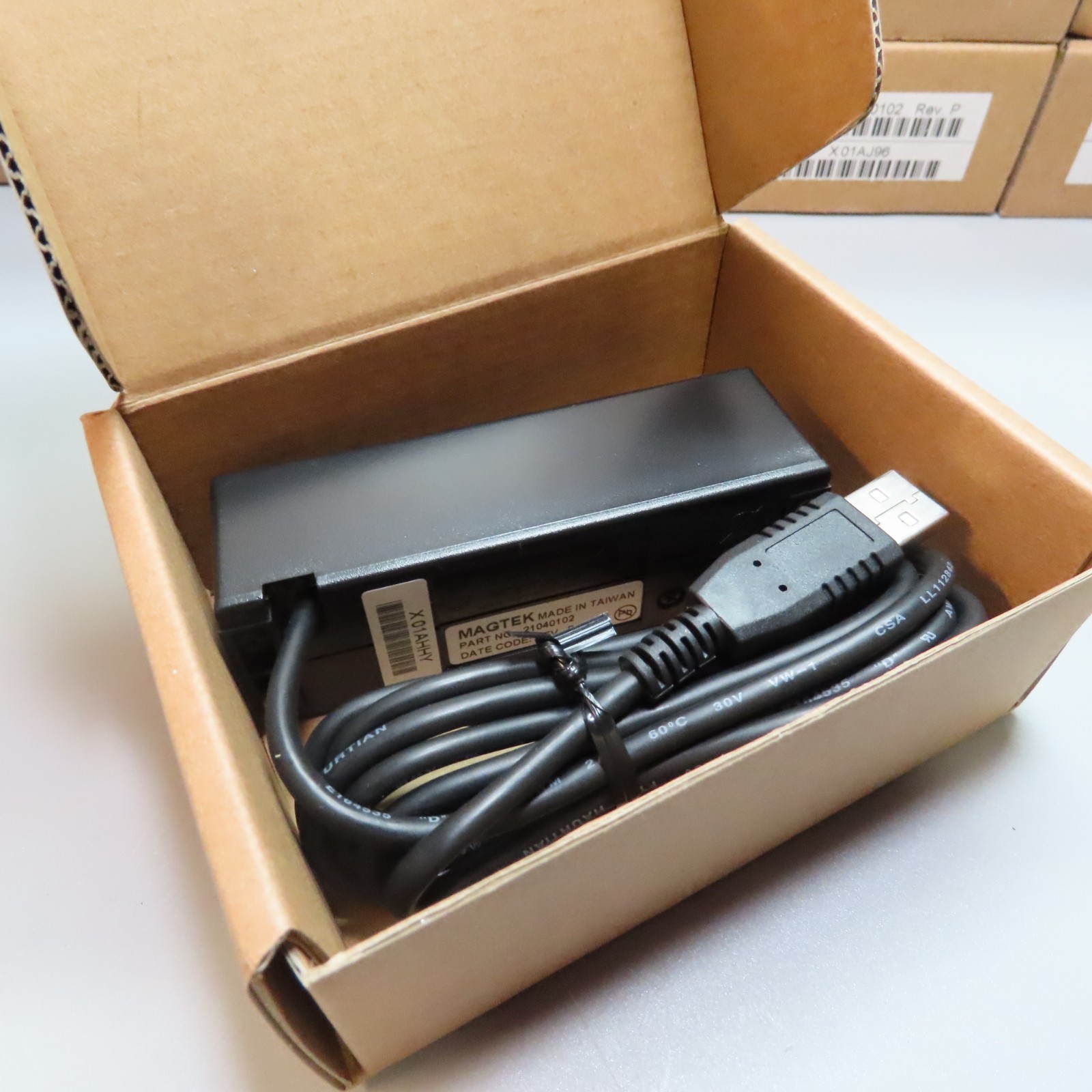 Lot Of 25 MAGTEK 21040102 MT-211 USB HID CREDIT CARD SWIPE READER TRACK 1/2/3