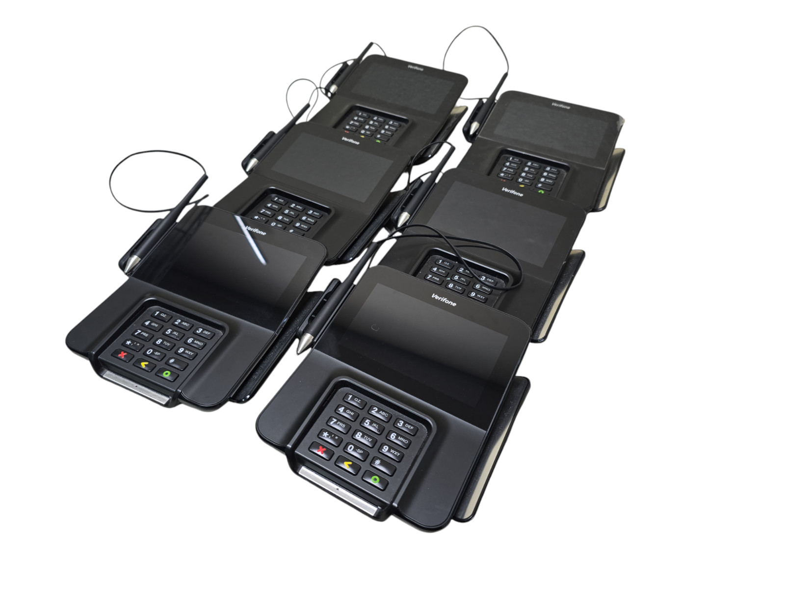 Lot of 6 Verifone M400 WIFI/BT Credit Card/Debit Card Reader Payment Terminal