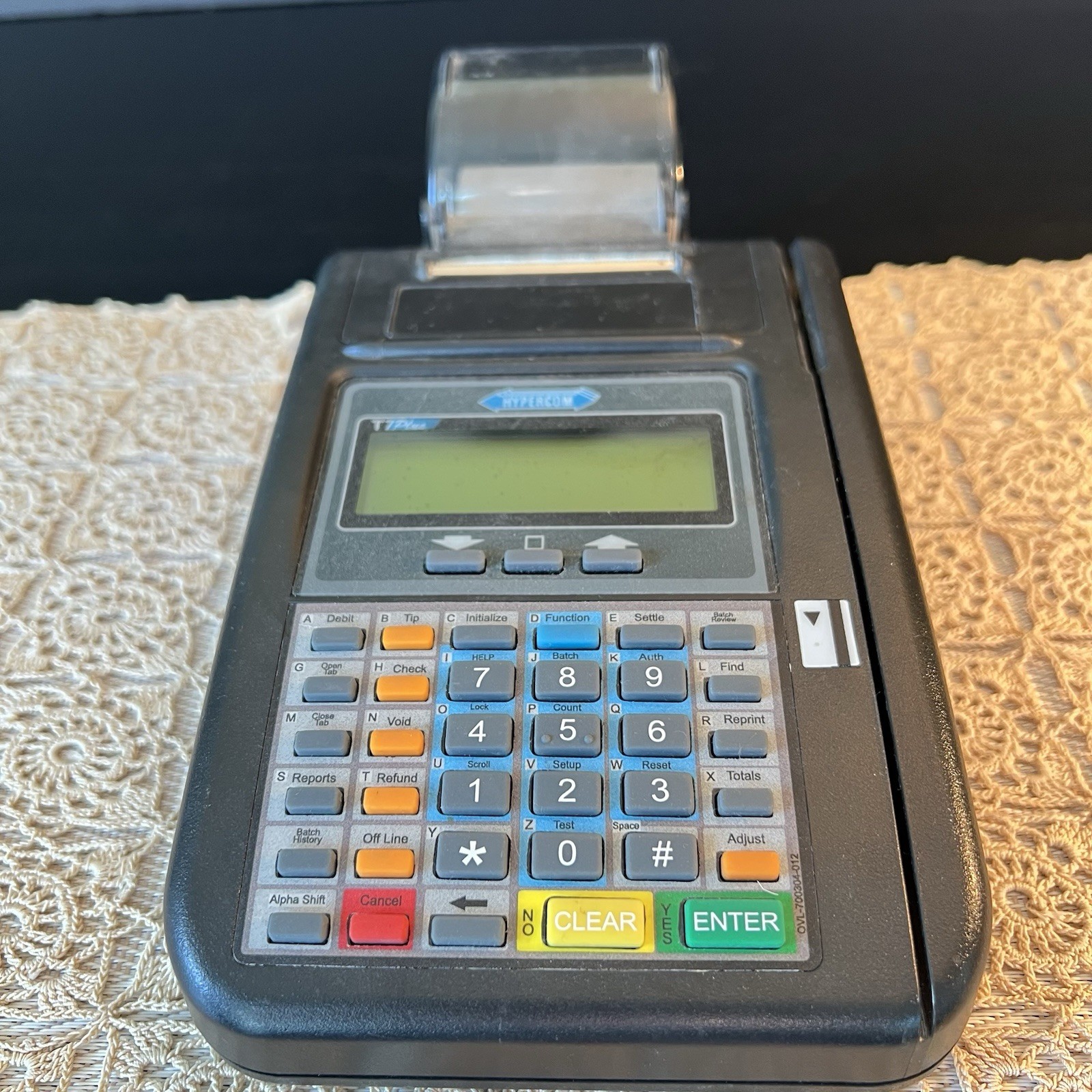 Hypercom Credit Card Terminal Reader Machine T7Plus POS PIN *FOR PARTS ONLY*