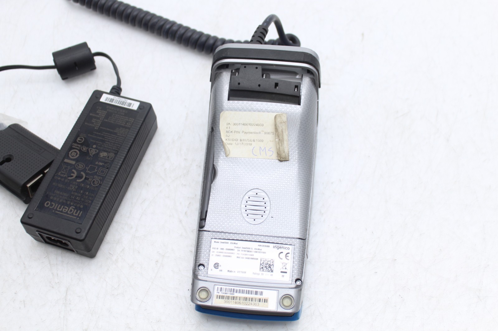 INGENICO DESK 5000 CREDIT CARD PAYMENT TERMINAL E5816