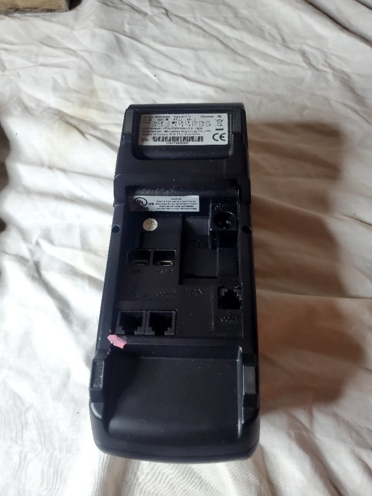 Castles Vega 3000 V3 Credit Card Terminal VEGA3000-HW-v1.3 – Untested / For Part
