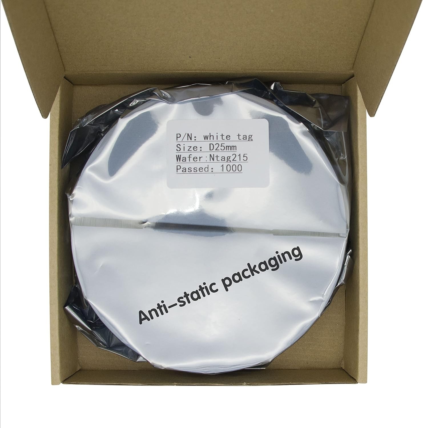 NTAG215 NFC Stickers 1 inch – 1000 pack