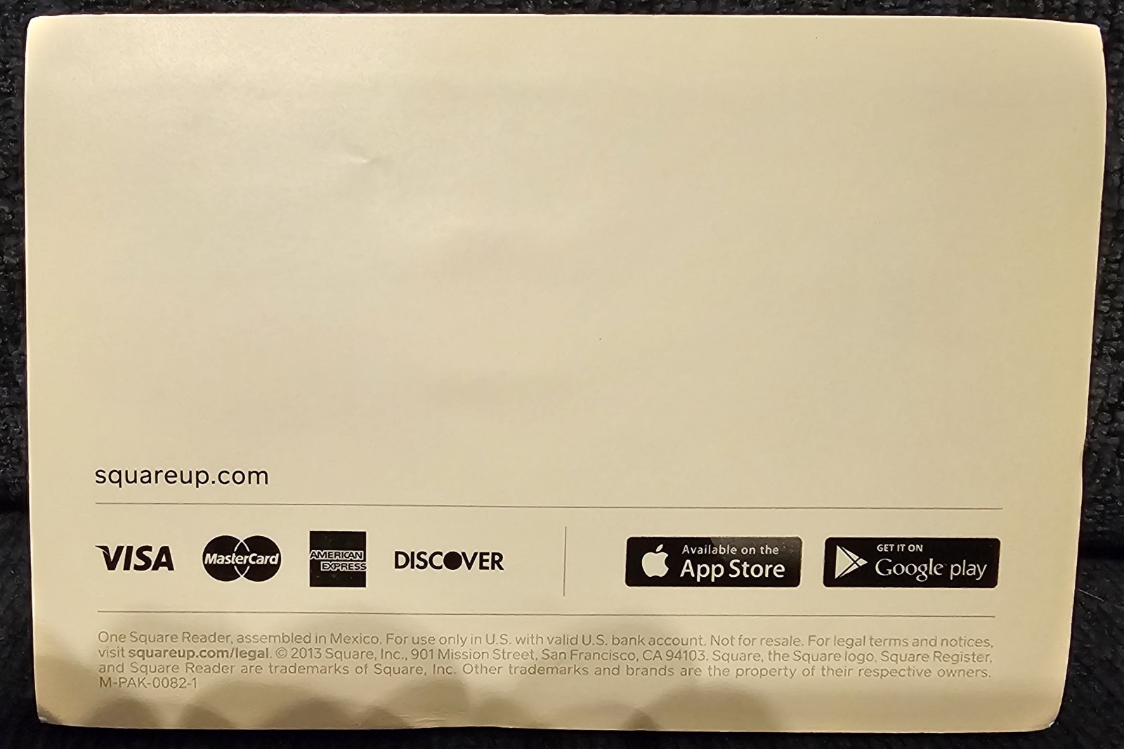 2 Square Credit Debit Card Reader 3.5mm Jack White iPhone Android Lot W/Stickers