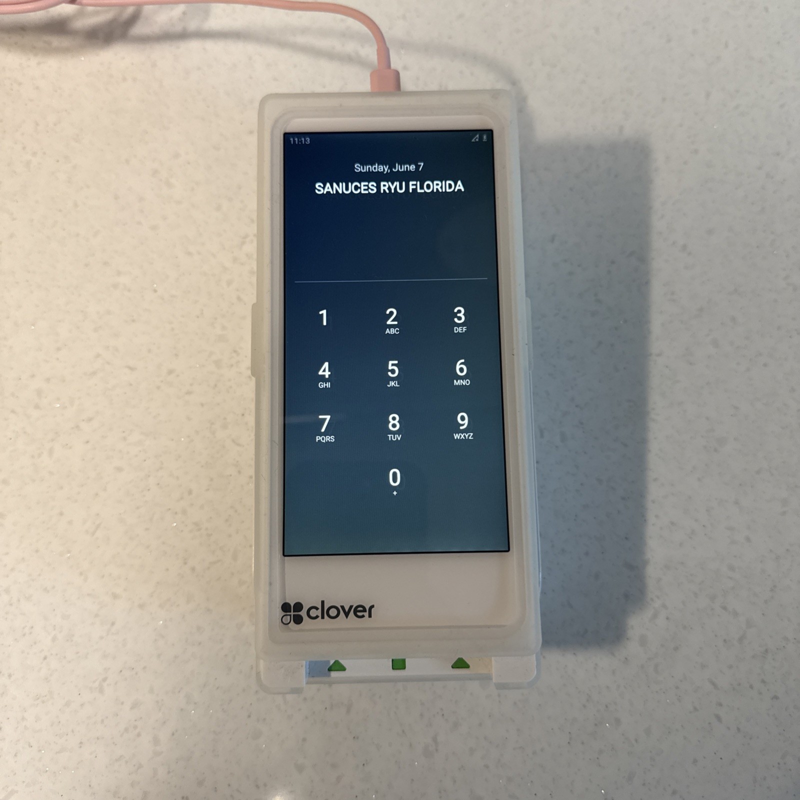 Clover Flex 3 C405 Handheld POS Management System White