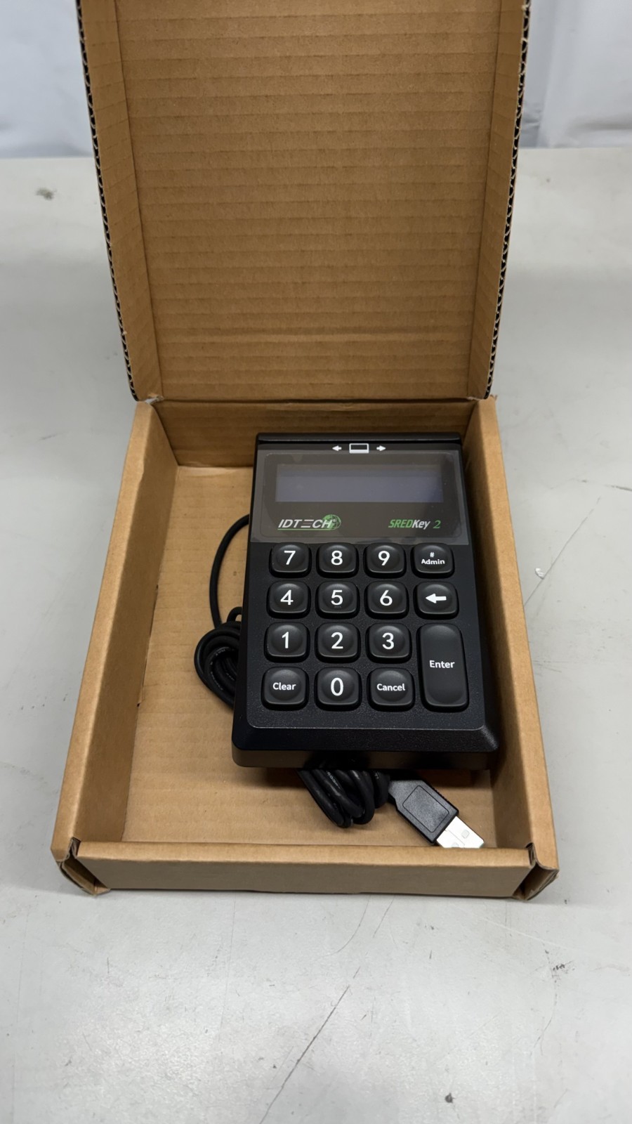 New Open Box IDTech SREDKey 2 Magstripe Credit Card Swipe Reader
