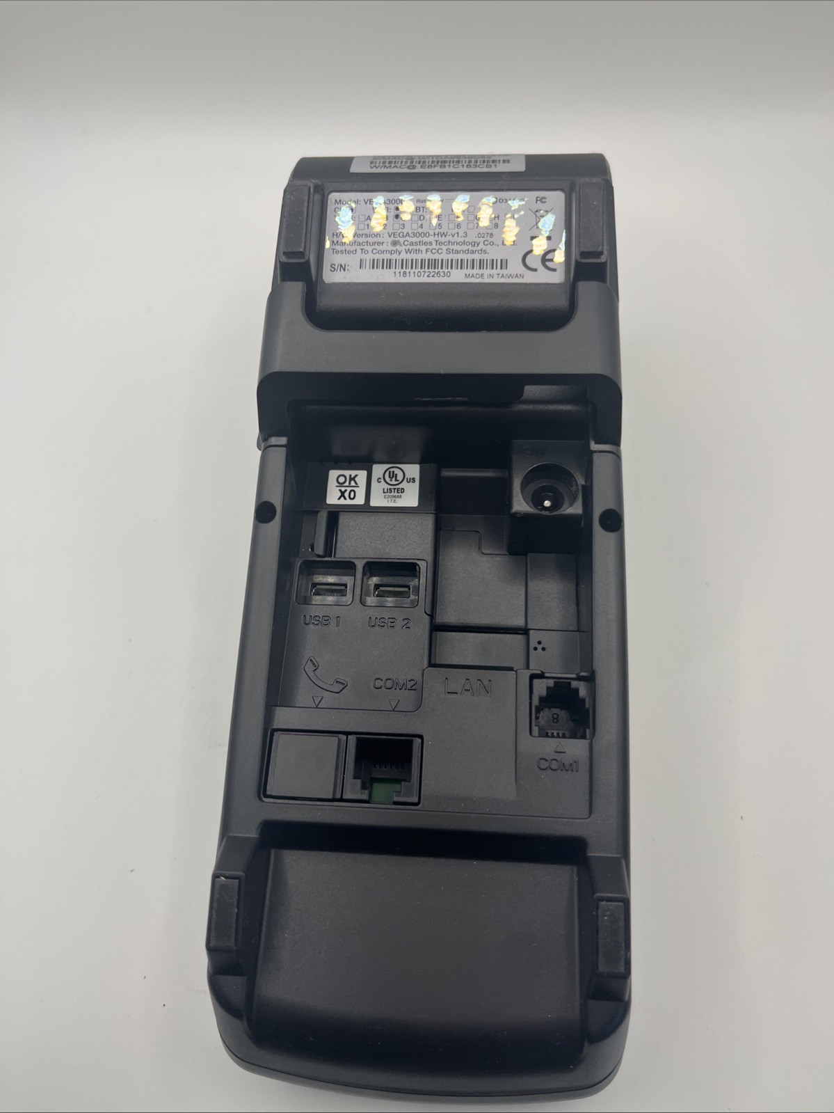 USED *Untested* DEJAVOO Z11 TRI-COM | ETH/WiFi/DIAL CREDIT CARD MACHINE