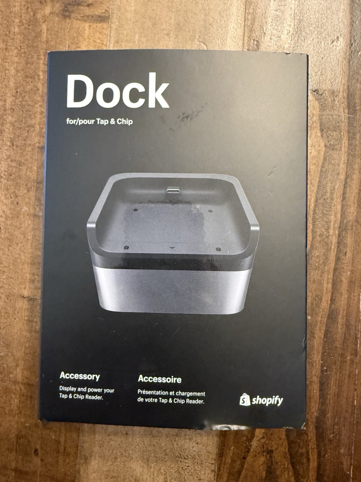 Shopify Tap and Chip Card Reader With Shopify Dock and USB Cable