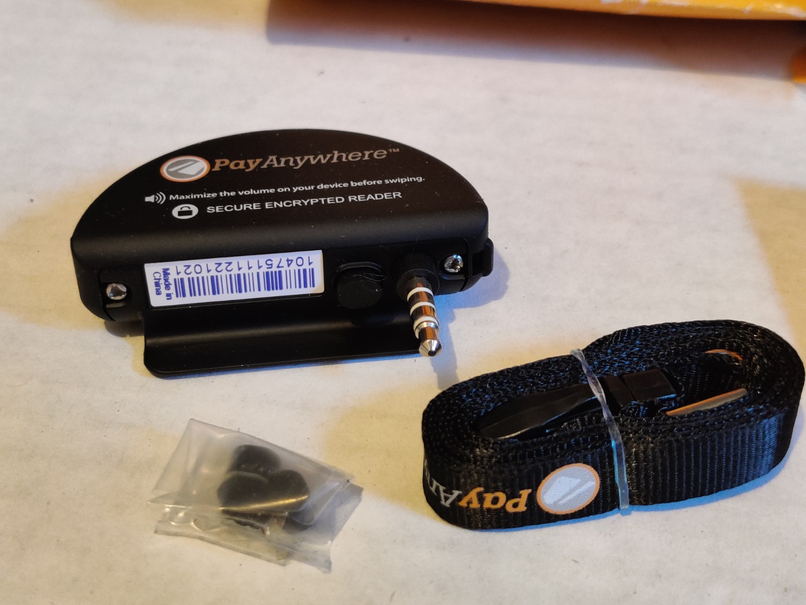 PayAnywhere Mobile Credit Card Reader Swiper 3.5mm Jack – Open Box Unused