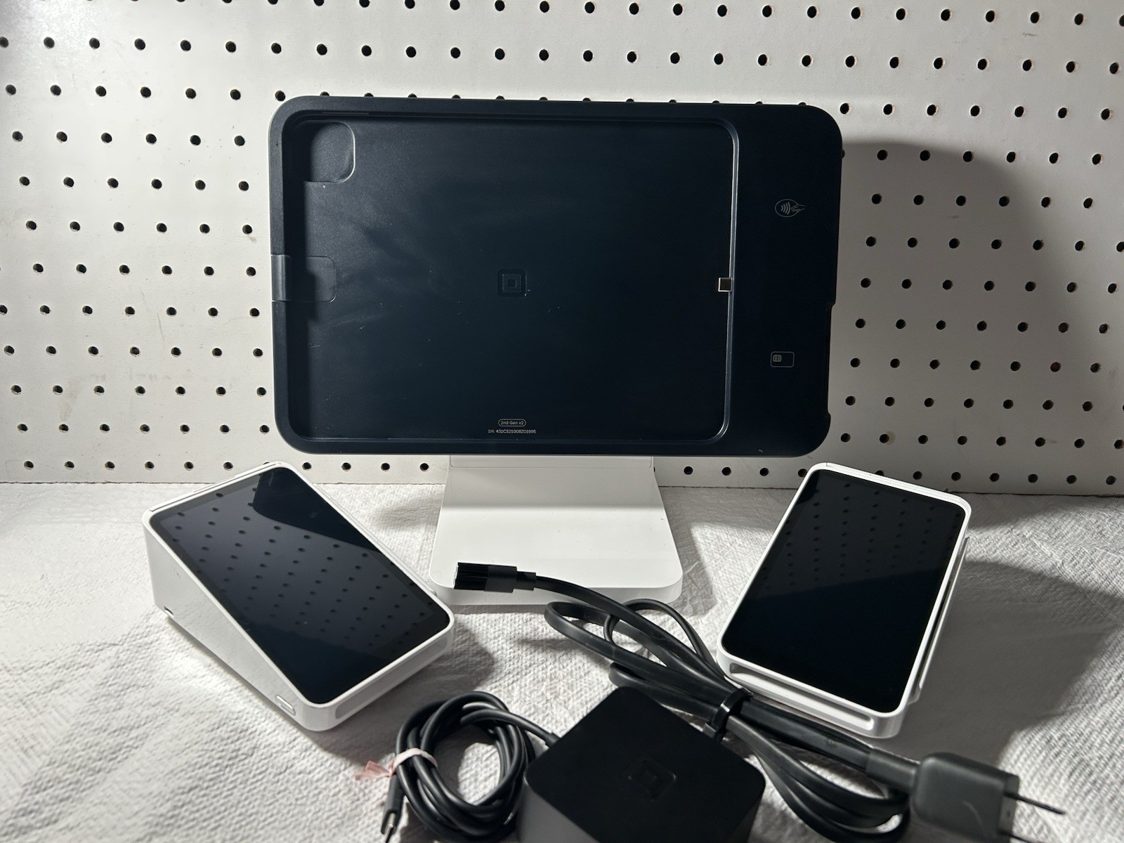 Square Register Stand (2nd Gen) with 2x Square Terminals & Cables