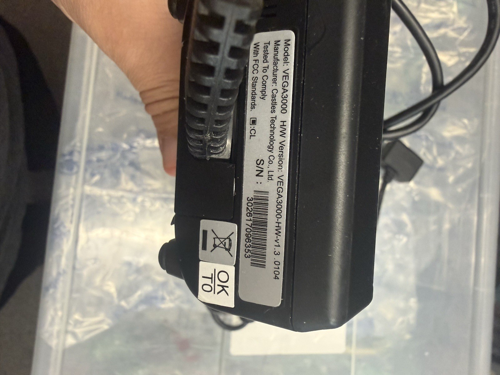 Dejavoo Z6 Pin Pad W/ power Cable