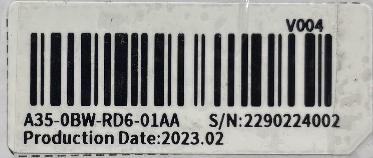 PAX A35 A35-0BW-RD6-01AA ANDROID POS CREDIT CARD TERMINAL READER – LOCKED