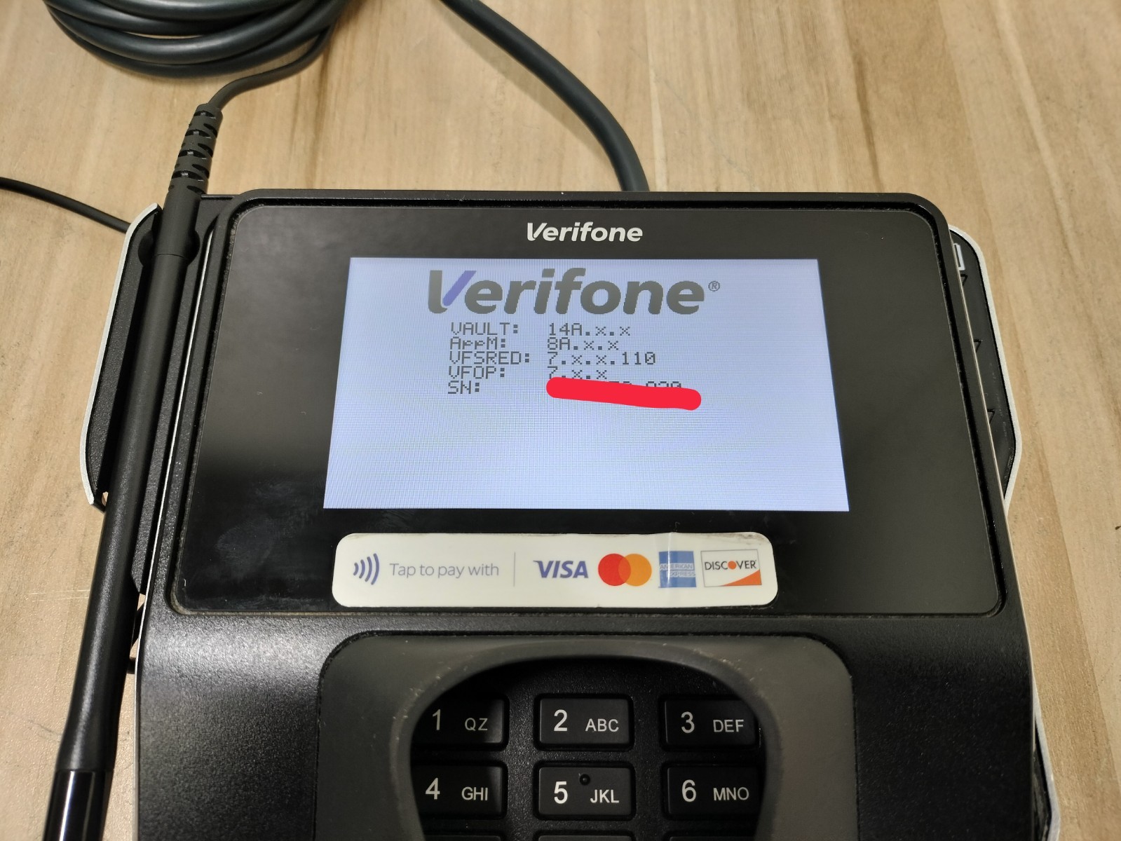 Verifone MX915 MX 915 M177-409-01-R POS Credit Card Terminal Pinpad MX900-02