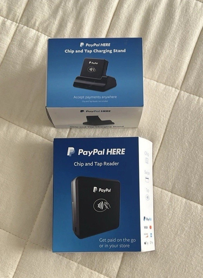 PayPal HERE Chip and Tap Reader RP457 A Card + Tap to Pay