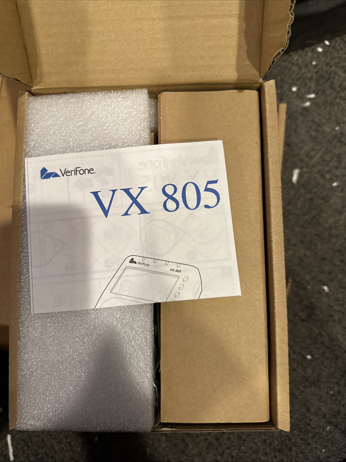 VeriFone VX805 CTLS Pin Pad Chip/Card Reader W/ Power Cord