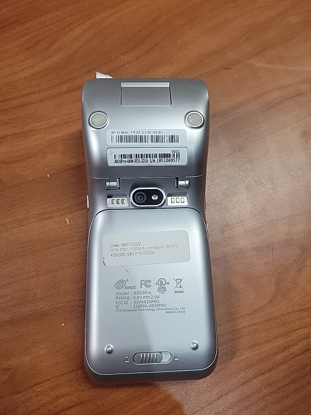 PAX A920PRO POS CARD READER SCANNER PAYMENT TERMINAL