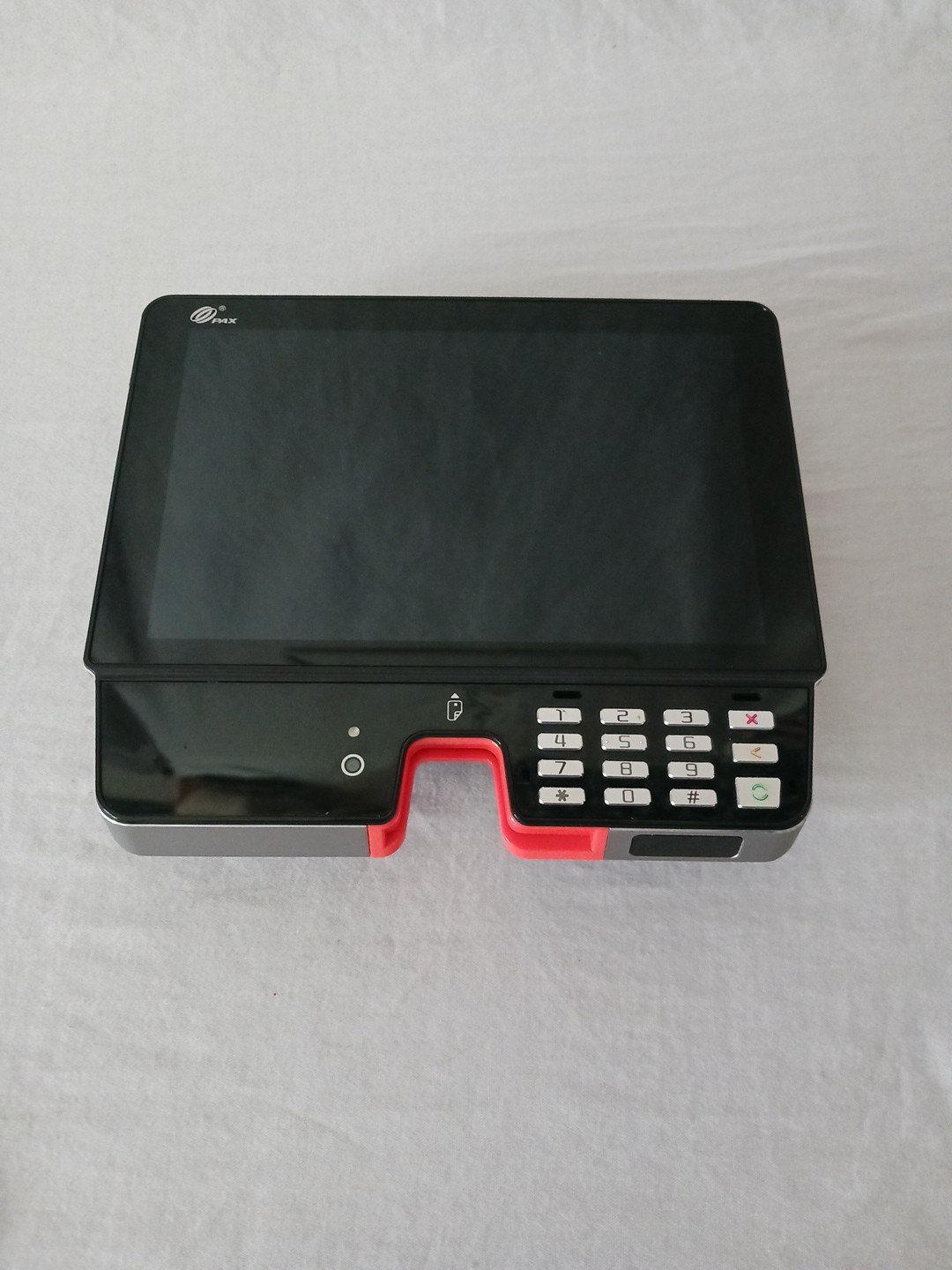 PAX Aries 8 Payment Terminal with AR6P-B0-5EA TESTED EUC (NO MOUNT OR 9V CORD)