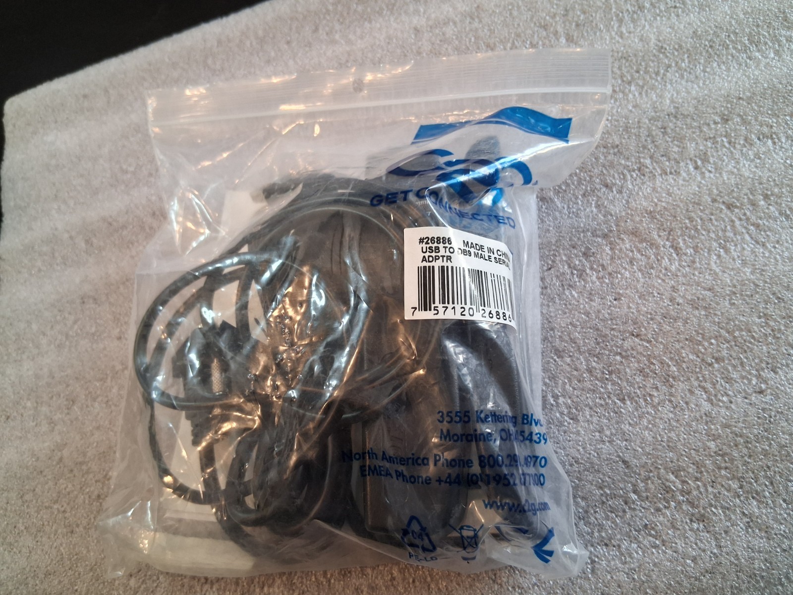 ID Tech WCR3227-533C Omni Heavy Duty MSR, RS232, BLACK