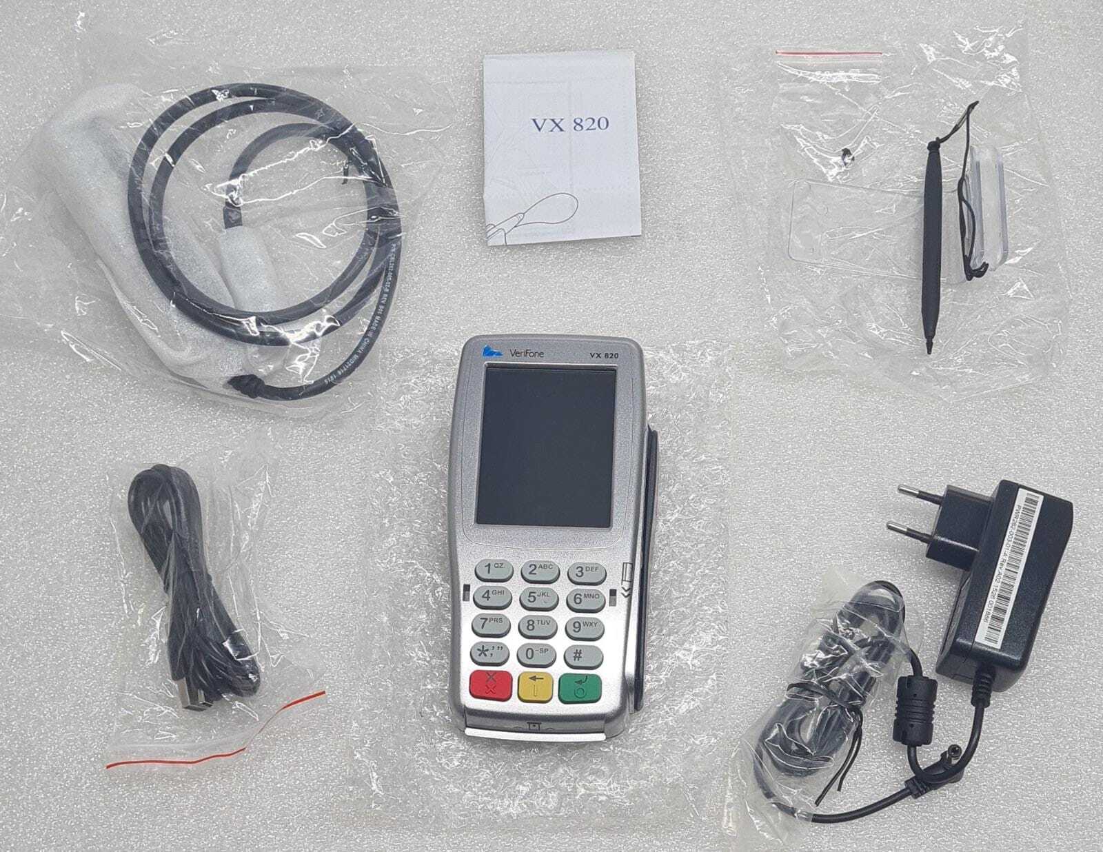 NEW FULL KIT – VeriFone VX820 160MB SC 3SAM STD KEYPD CTLS M282-703-CB-R-3