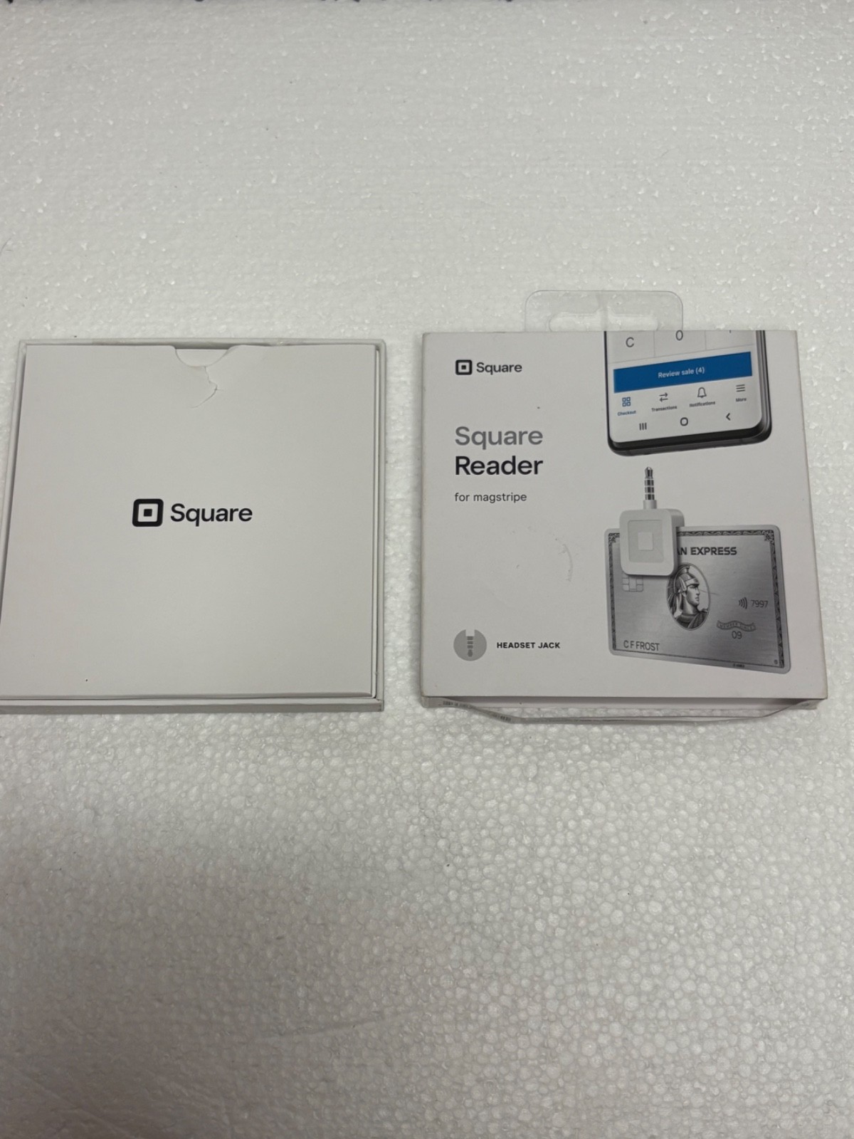 Square A-PKG-0206-01 Credit Debit Card Reader – White for Apple iPhone and…
