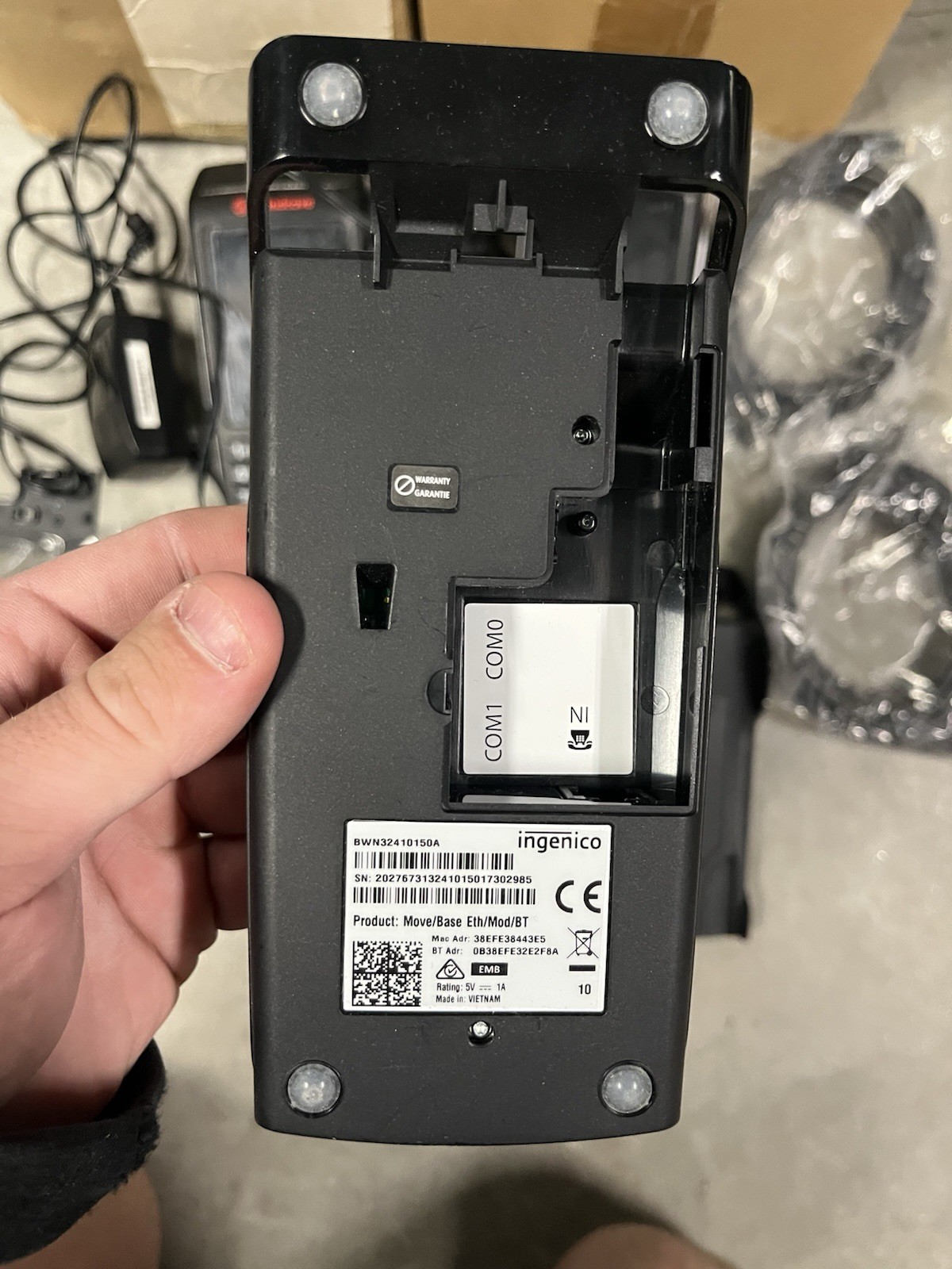 Ingenico Windcave Move 5000 Payment Devices with extras