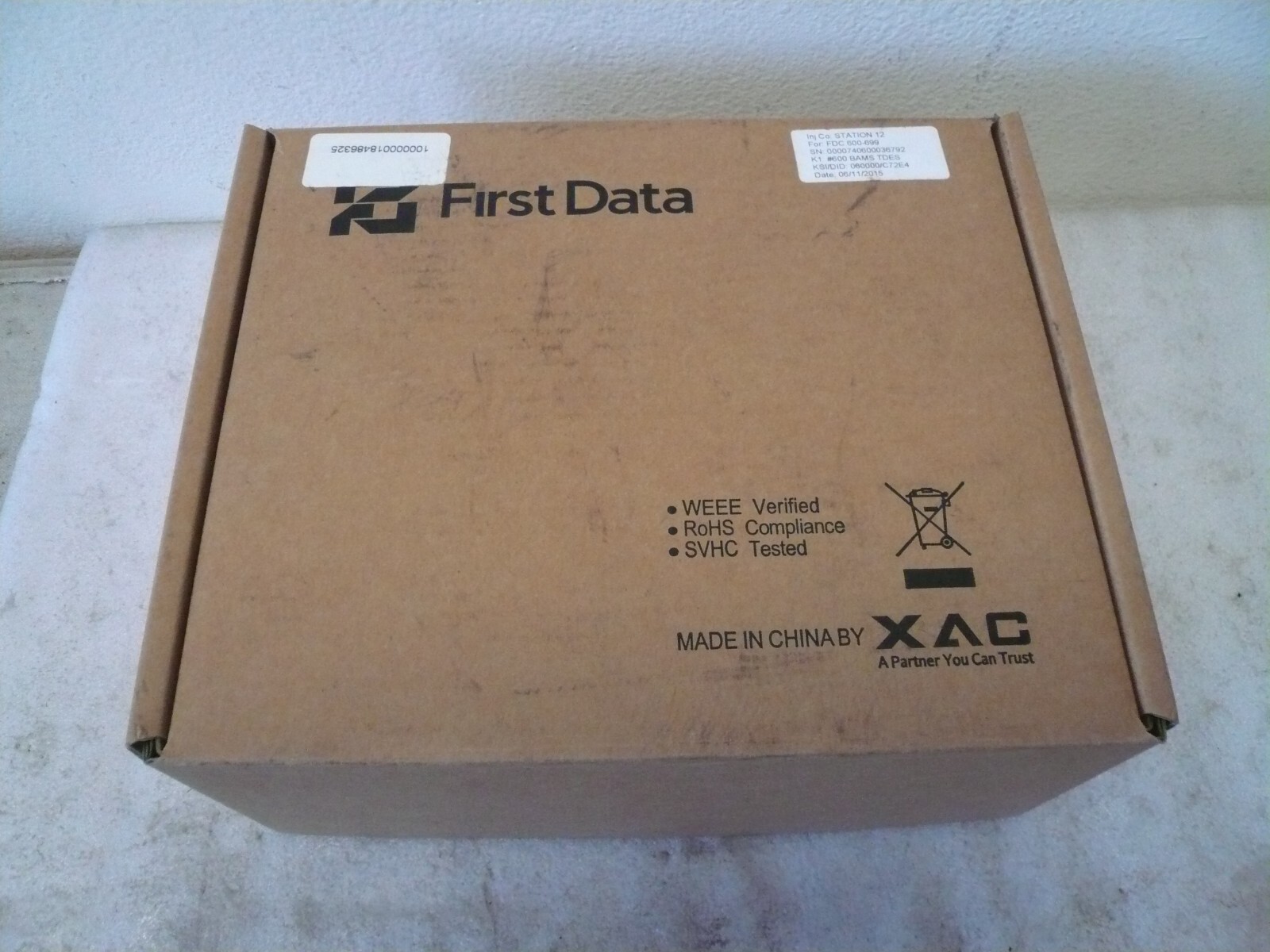 First Data FD410 DW EMV Wireless Handheld Credit Card Terminal