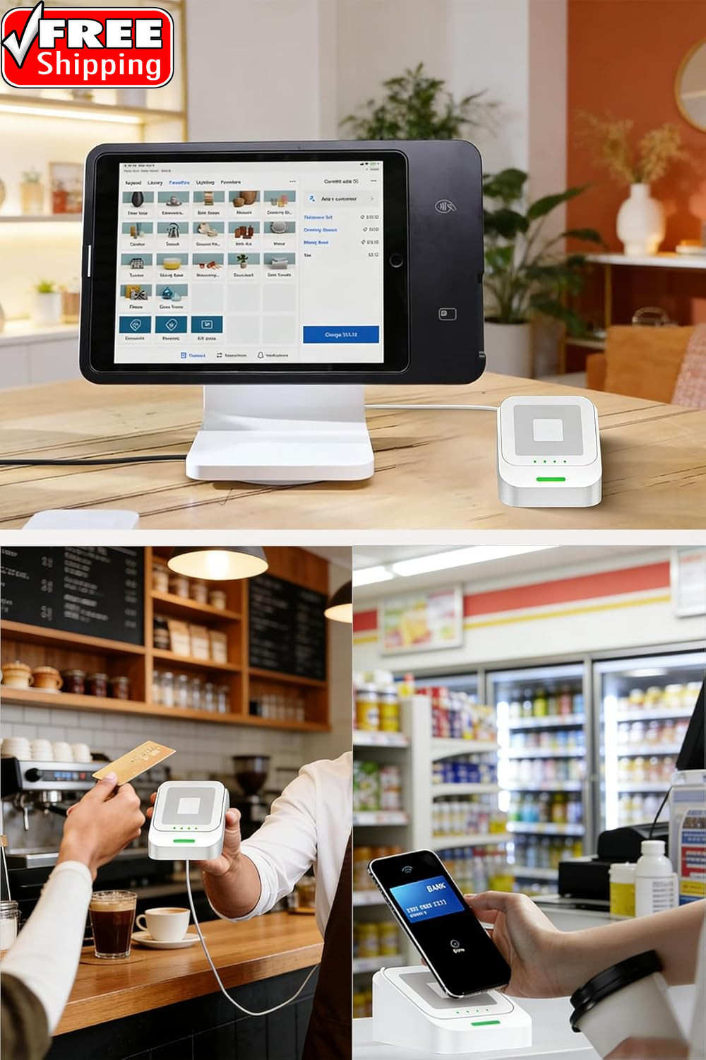 Dock for Square Reader 2Nd Generation, Holder Stand for Square Card Reader 2 Gen