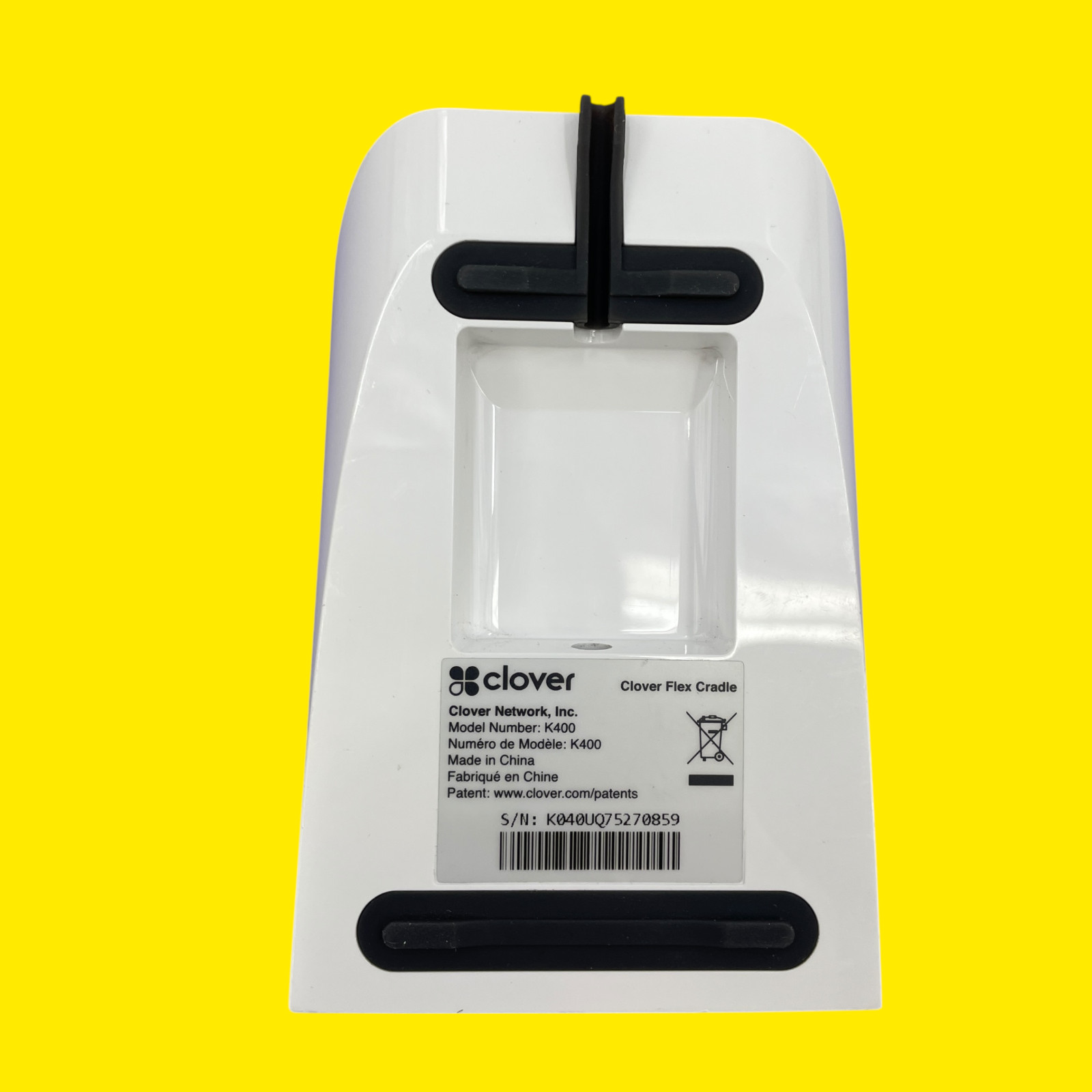 Clover K400 Flex Charging Cradle Base Only #2145 z65/160 (AD)