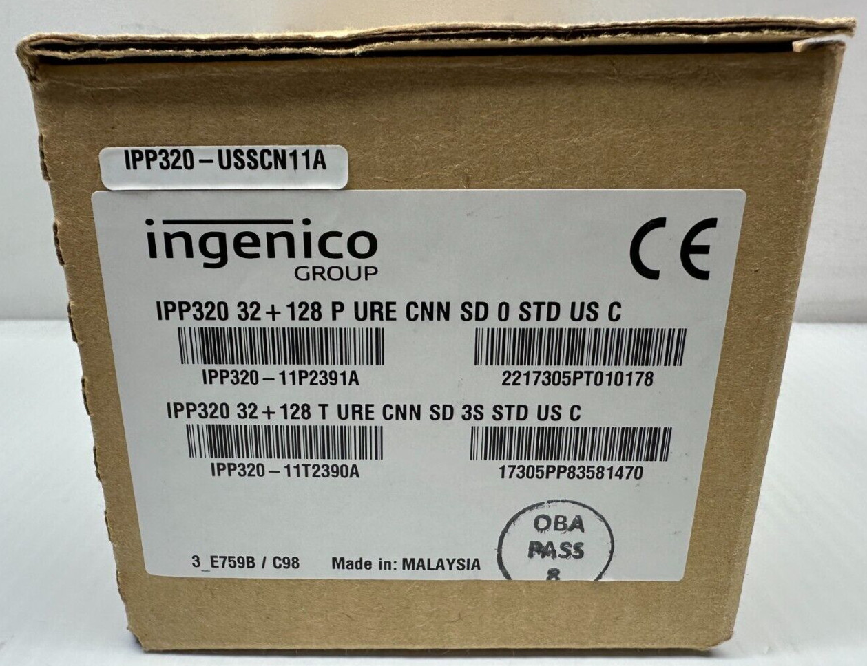 INGENICO IPP320 IPP320-11P2391A IPP320-01T1358A PAYMENT TERMINAL CHIP READER LOT
