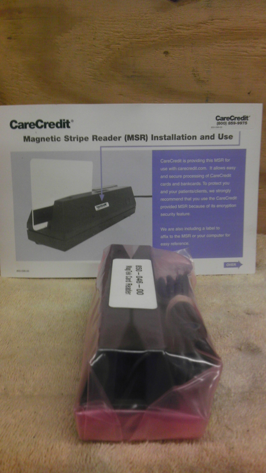 NEW 2-TRACK MAGTEK 850-046-00 MAGNETIC STRIP SWIPE CARD READER USB 21073008