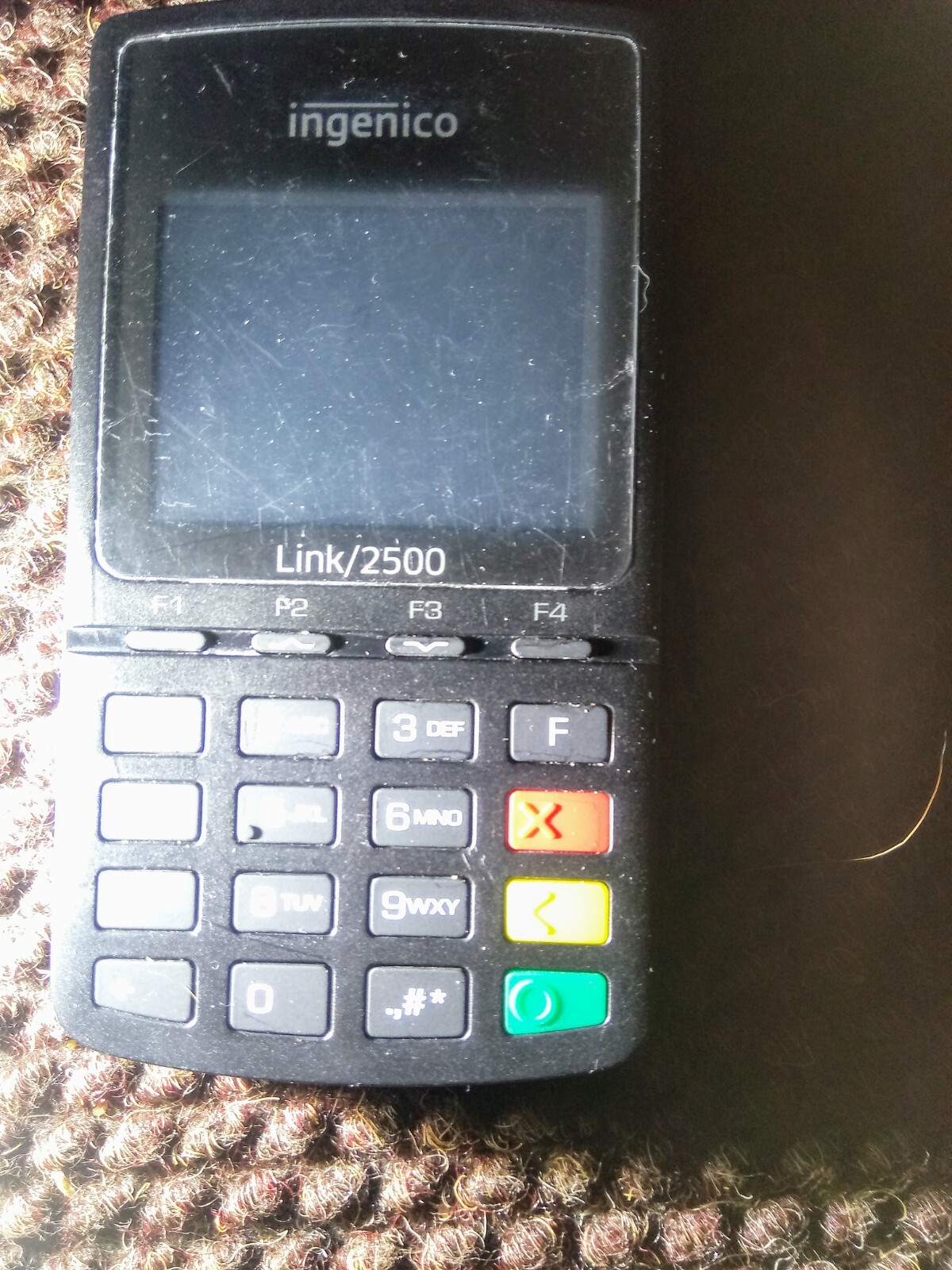 Ingenico Link 2500 PMF30912010U Wireless Terminal W/battery 3N0108063