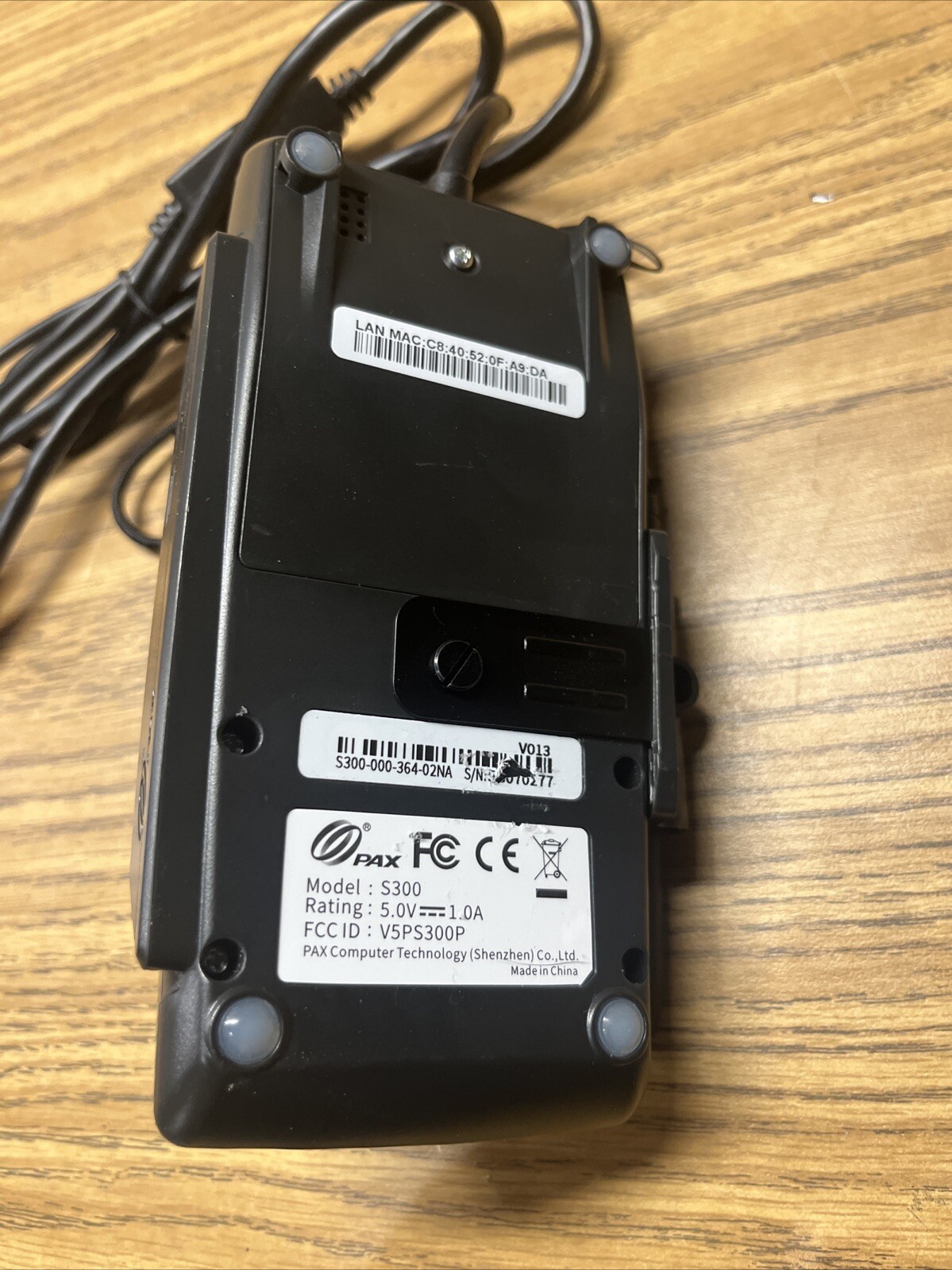 PAX S300 CREDIT CARD PAYMENT TERMINAL