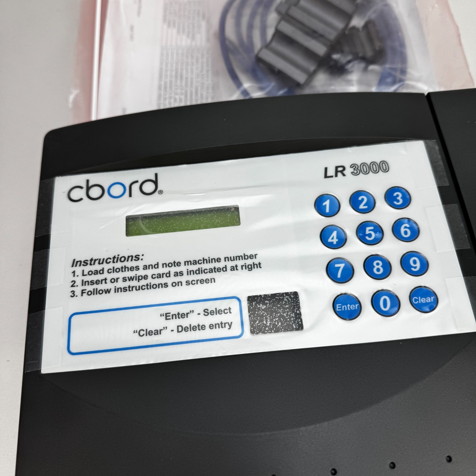 CBORD LR3000 Card Reader Terminal Facility Access Panel 670-1035 REV 4