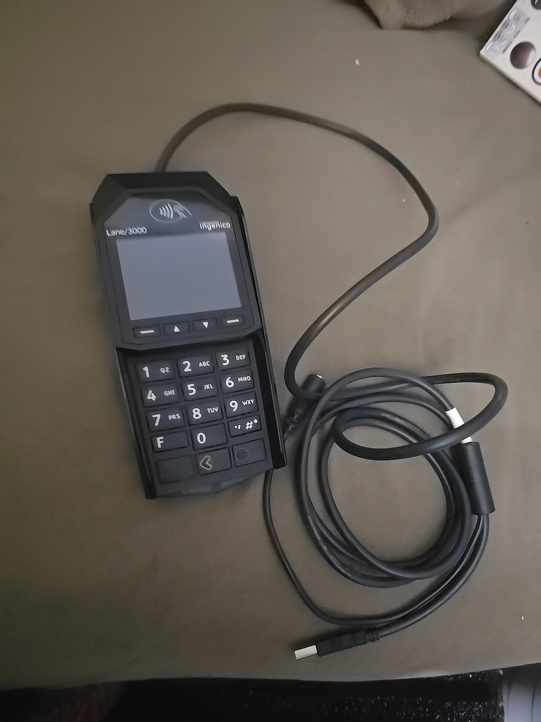 Ingenico Lane 3000 CL/Eth USB Pin-Pad Credit Card Machine Terminal Tap to Pay