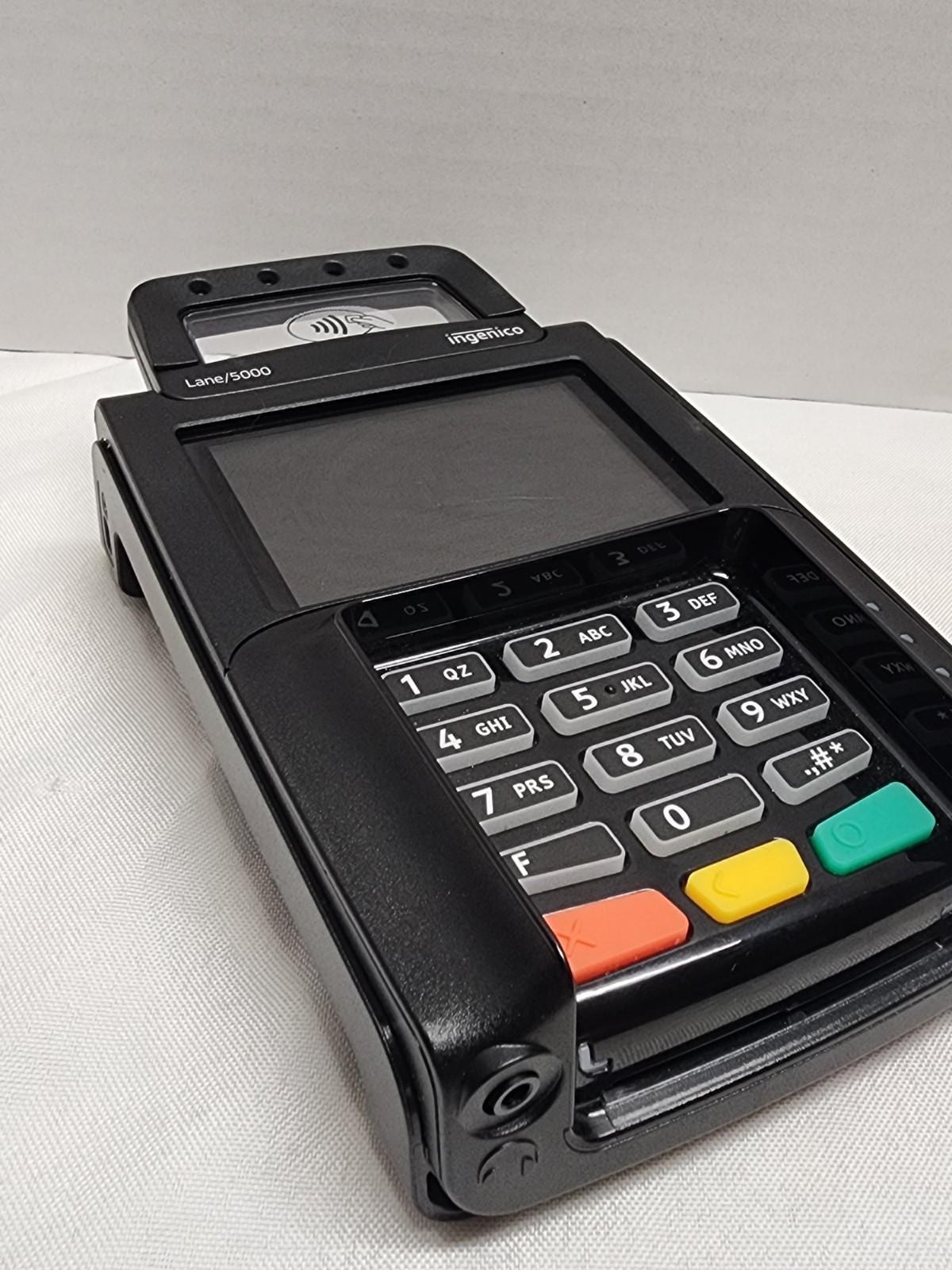 Ingenico Lane 5000 Credit Card Reader Point of Sale System. UNTESTED