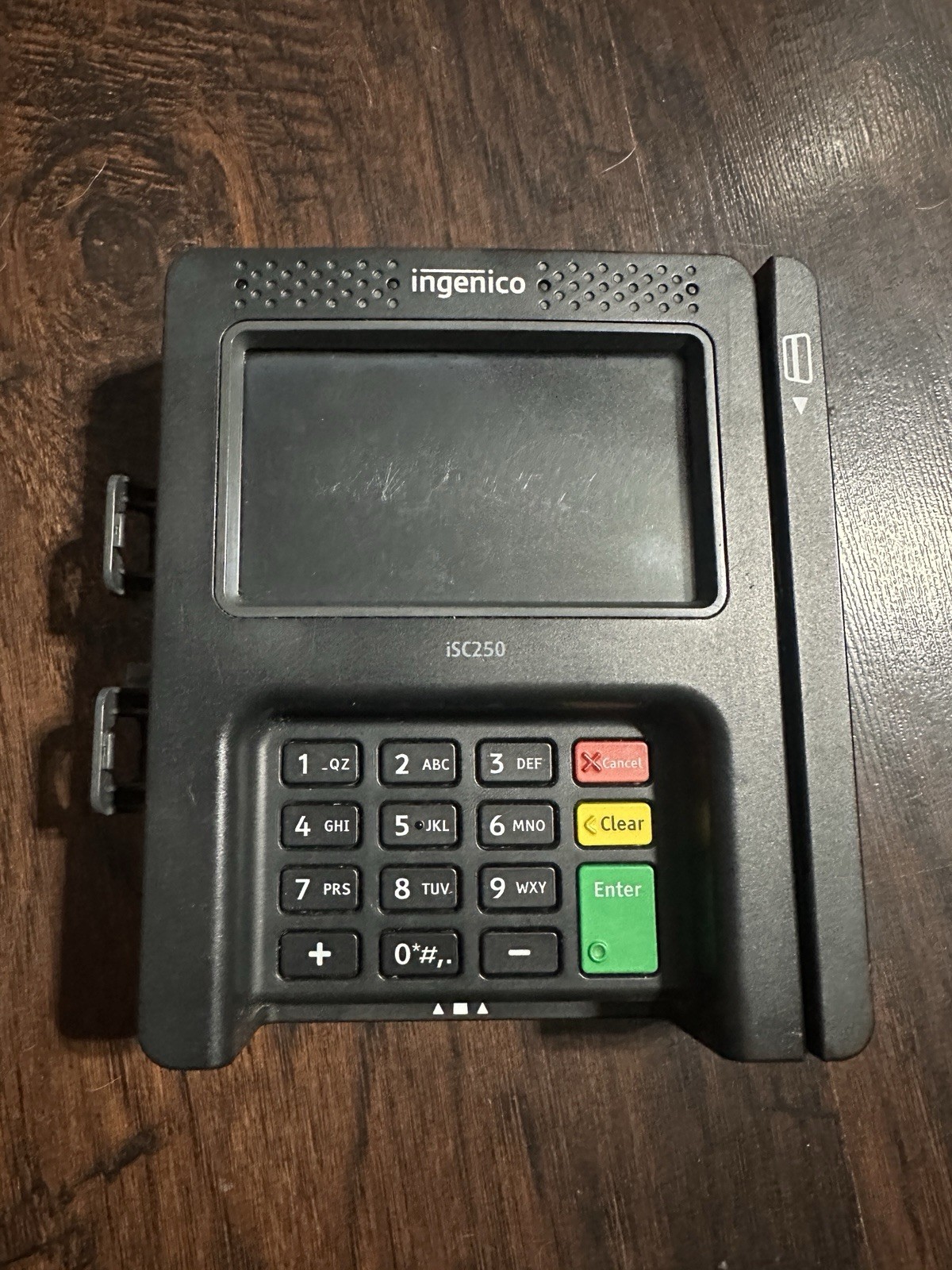 INGENICO ISC TOUCH 250 PAYMENT TERMINAL CREDIT CARD MACHINE V3-1