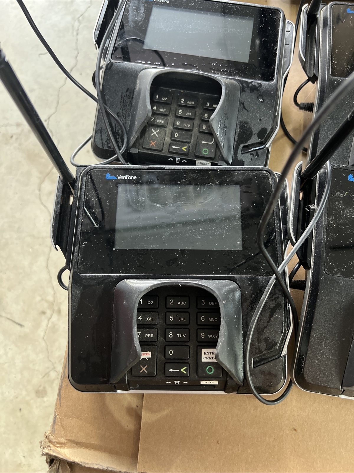Verifone MX915 Credit Card Terminals W/Chip Reader M132-409-01-R Lot Of 6