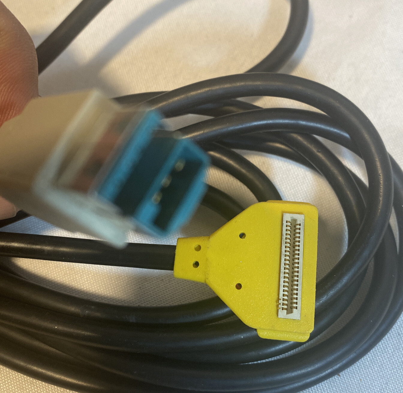VeriFone MX915 PINPAD CABLE 23998-02-R CABLE Yellow 6ft, Used