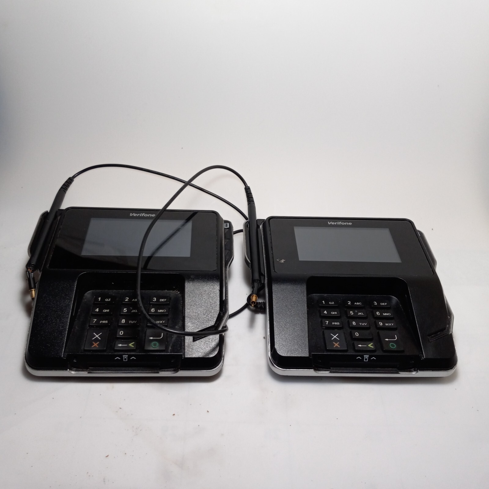 Lot of 2 Parts Only Verifone MX915 Credit Card Terminal POS W/Chip Reader NO AC