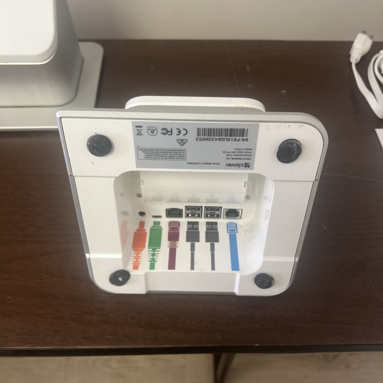 Clover Station High-Speed Receipt Printer (MODEL:P100) *No Power adapter* (n5)