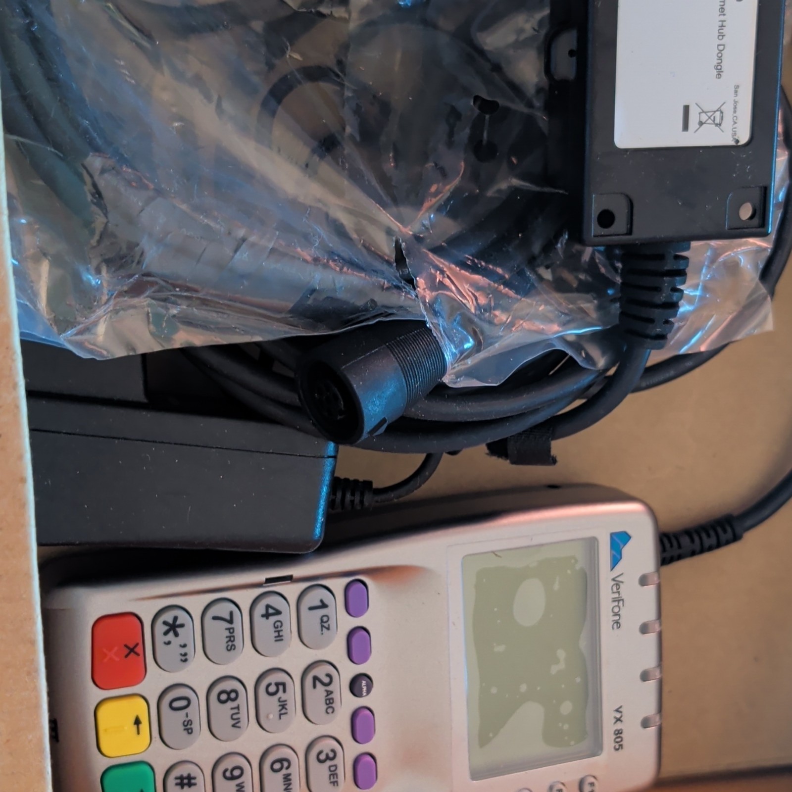 Verifone VX 805 Wired Credit Card Terminal POS Reader Keypad