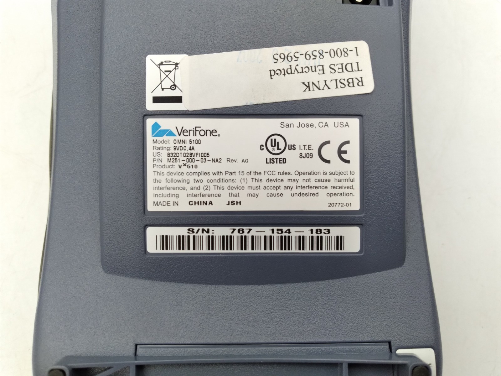 Verifone OMNI 5100 / 3730LE VX510 New/ Unused