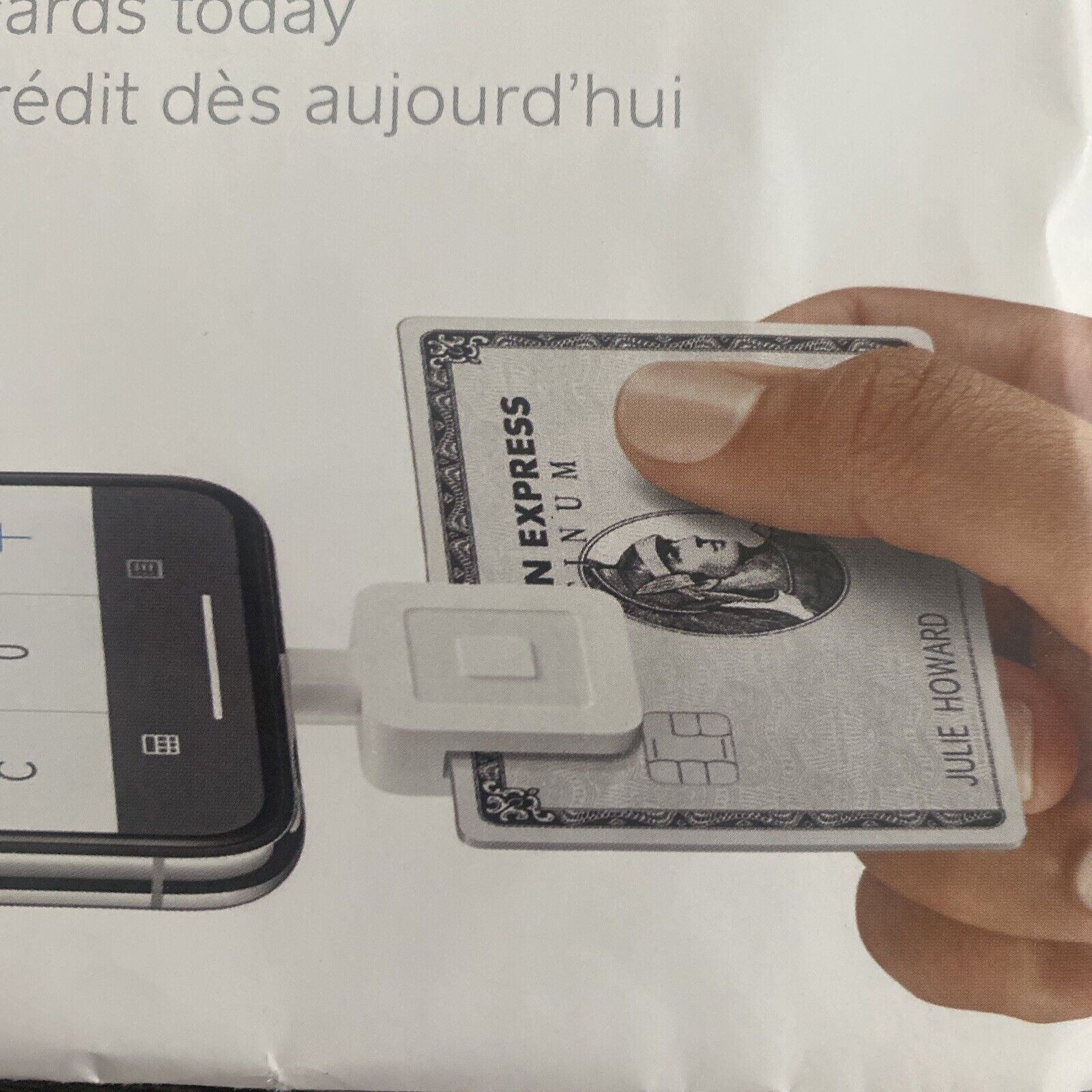 Square Reader for Magstripe Reader with Lightning (iPhone) Connector Credit Card