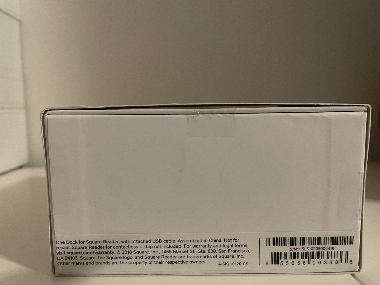 Square A-SKU-0120 Dock for Contactless Credit Card Reader
