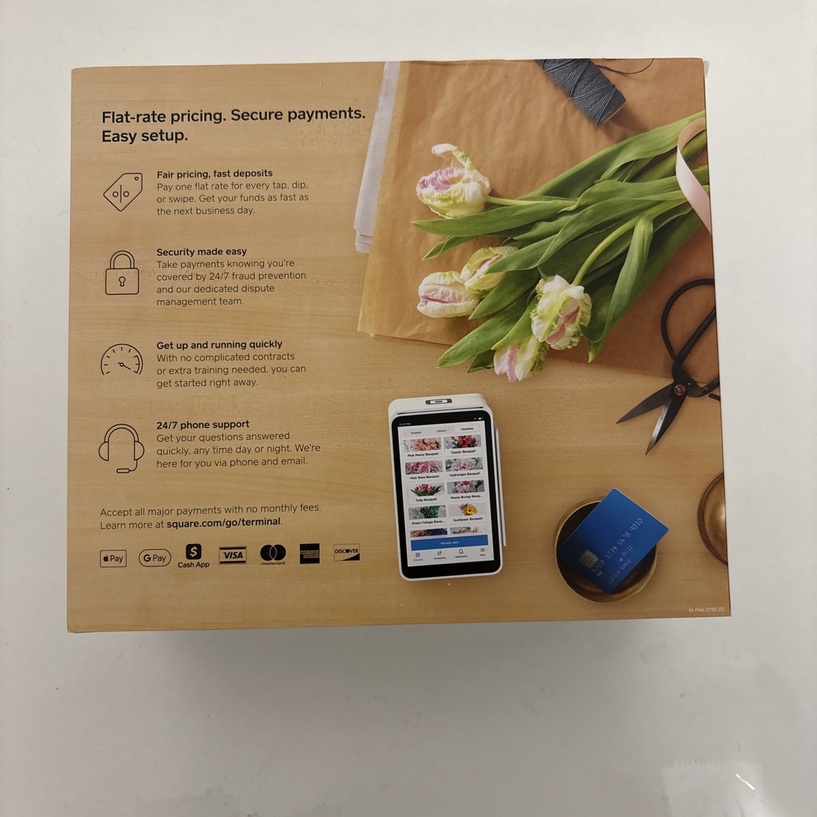 Square Terminal – Credit Card Reader Machine Mobile POS SPD2-01 NEW SEALED