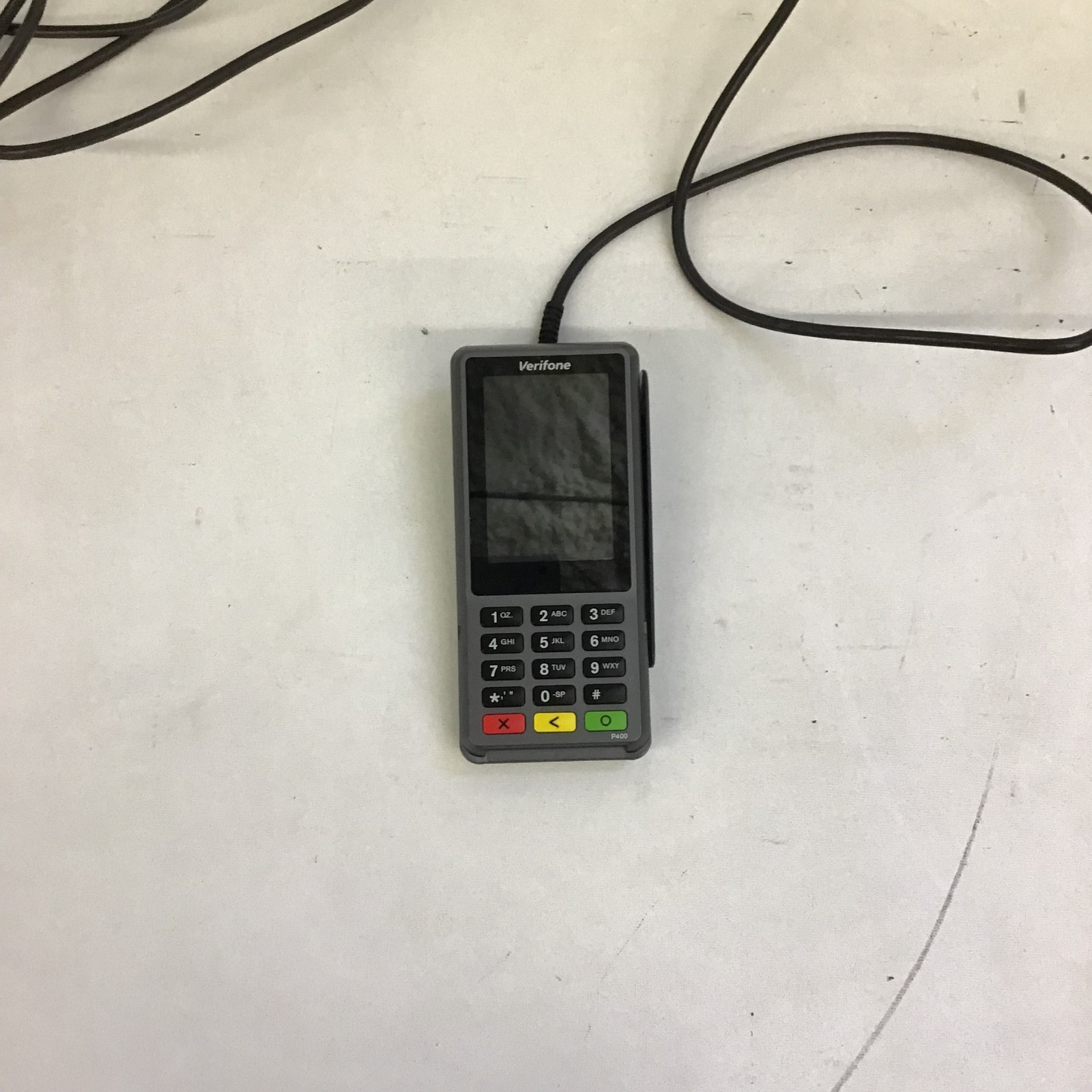 Verifone P400 Plus Stripe Lightspeed Credit Card Terminal TESTED Works w/ Cable