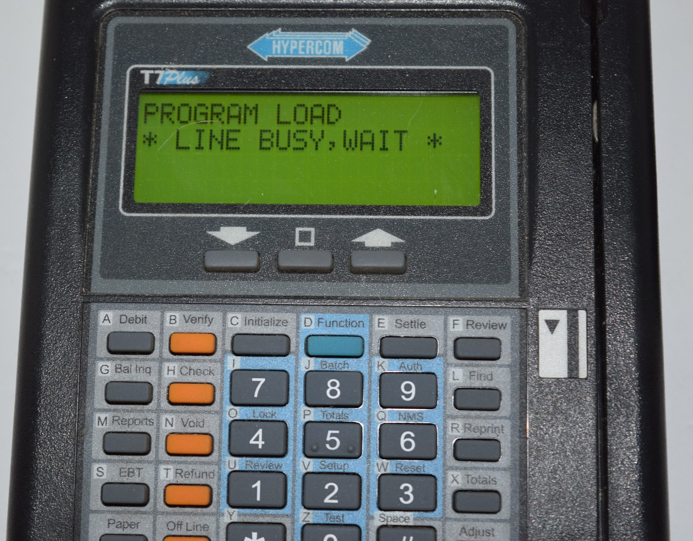 Hypercom T7Plus POS Credit Card Machine Terminal with OEM Power Supply