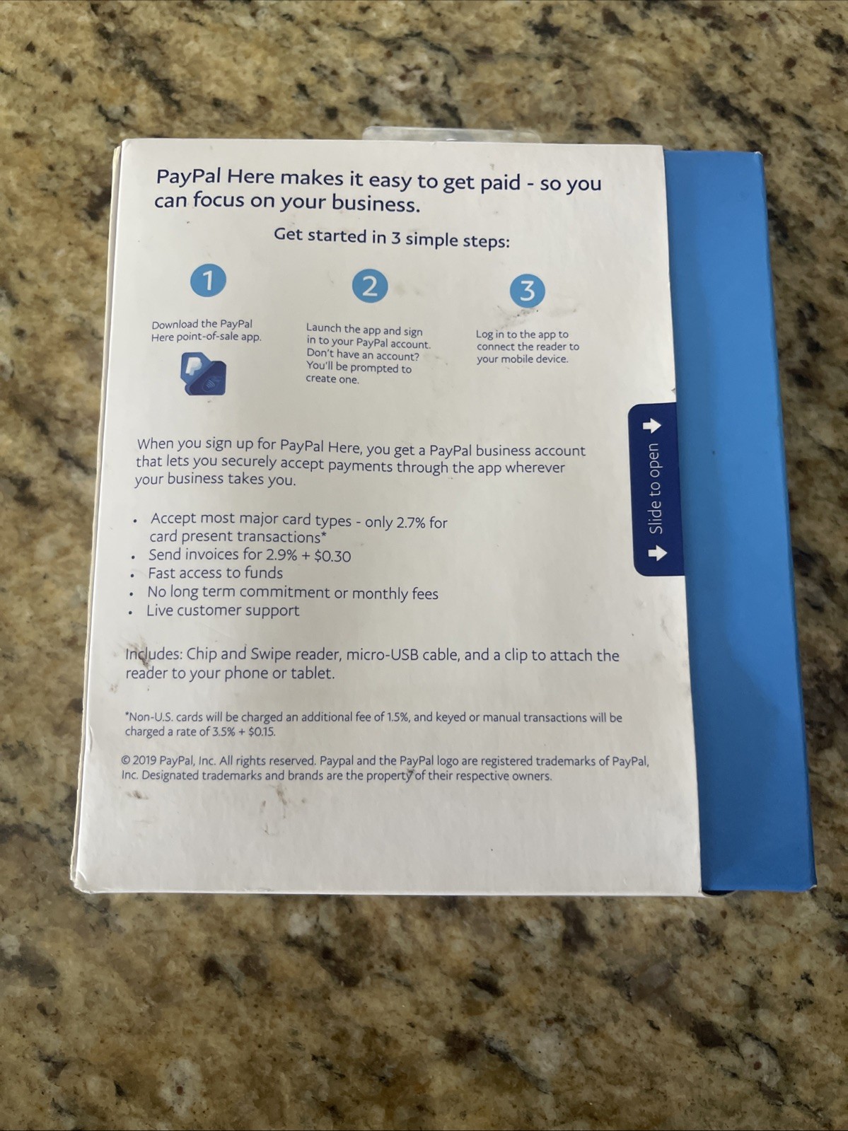 PayPal Chip and Swipe Reader