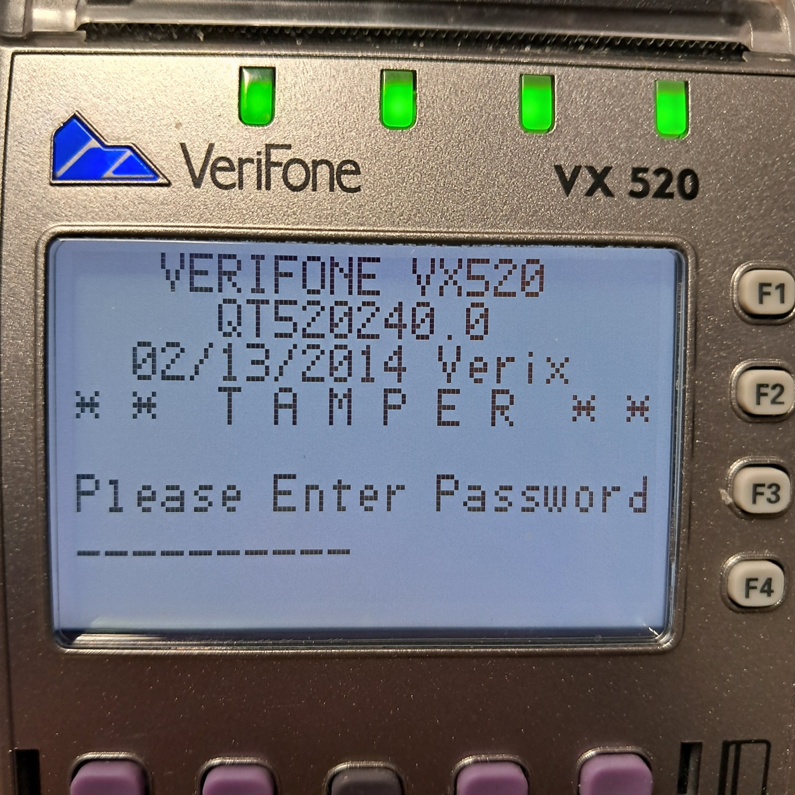 Verifone VX520 VX 520 Credit Card Machine Terminal Reader