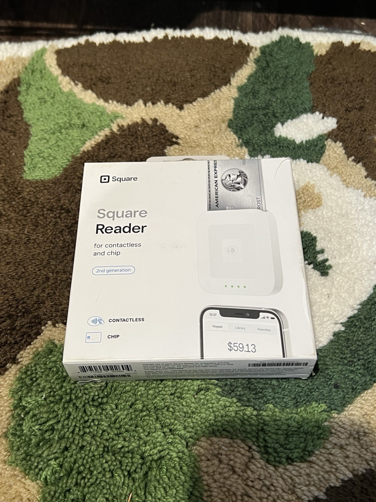 New Square Card Reader for Contactless and Chip 2nd Gen White SHIPS ASAP 🤍